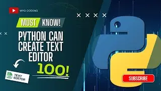 Build a Professional Text Editor in Python (Step-by-Step)