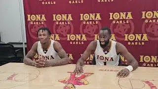 Iona Players Greg Gordon, Wheza Panzo Post 94-93 Win Over Rider Feb 4, 2024