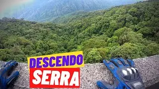VIAGEM DE MOTO LITORAL SUL SP RODOVIA IMIGRANTES (CHUVA E TÚNEIS) #1