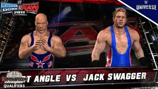 QUALIFIER Kurt Angle vs Jack Swagger - WWE Smackdown vs Raw 2011 JKuzap