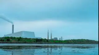 Timelapse of Poolbeg Incinerator and the Old Towers