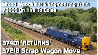37401 RETURNS to LSL 66315 to Longport for Mods 37218 with llA Wagons plus MUCH MORE !!!