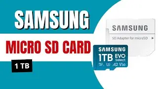 Карта памяти Samsung EVO Select microSD + адаптер, 1 ТБ microSDXC