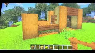 Rabbit hutch in Minecraft - jaula para conejos en Minecraft.  #iloveminecraft 