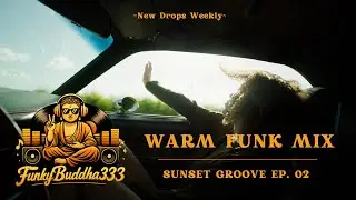 Golden Hour Cruise Mix 🌇 Warm Funk Soul R&B Instrumentals (Driving + Aerial Visuals)