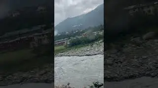 Riversideview#raviriver#himachal#chamba#traveltochamba#rain