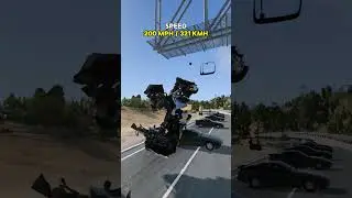 20 Ton steel coil Vs 1M Dollar's Porsche 44 #beamngdrive #beamng #beamngcrashes #gaming