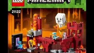 LEGO Minecraft 21122 the Nether Fortress Building Kit DIY Instructions