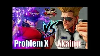 SFV   Problem X vs Akainu：M Bison   ベガ vs Guile   ガイル