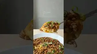 Китайское паровое яйцо с рубленой свининой