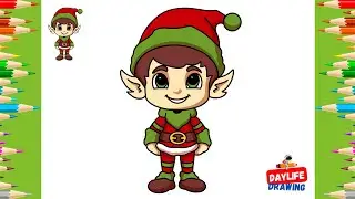 How to Draw an Elf Boy | A Fun Christmas Character Drawing Tutorial