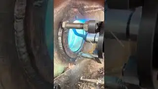 ON-SITE welding repair a rotary excavator, S Power portable line boring & welding machine supplier