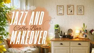 I transformed my old coffee set up to a cozy coffee bar ☕️✨️ UK life vlog