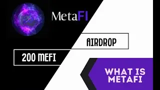 Раздают 200 MEFI от Metafi Airdrop ! $MEFI Token !