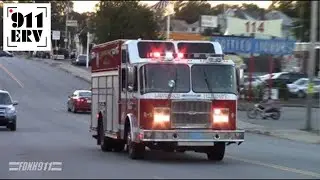 Lawrence Fire Department Rescue 1 Responding