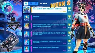 Fortnite All *LEAKED* Week 6 Legendary & Epic Quests(Challenges) Guide - Chapter 2 Season 6