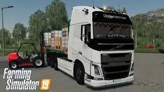 FS19 - PALLETS TRANSPORTING with Volvo FH16 - NEW TRUCK MOD for Farming Simulator 2019 ROLEPLAY