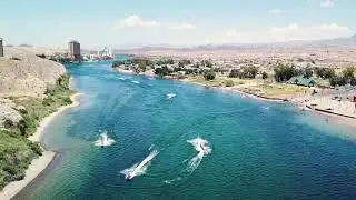 Aerial Video | Jetski Action | Colorado River Laughlin, NV