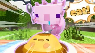 Crazy Axolotl vs Very hard Chick Pudding🤣🤣 [compilation]