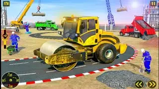 City Construction Snow Games || Tractor Trolley || Android Gameplay