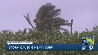 Heavy rain, gusty winds from Tropical Storm Eta hit Boca Raton