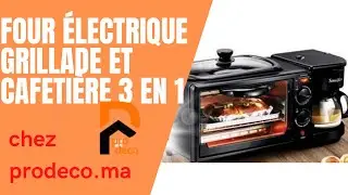 #SONIFER :Four &Eacute;lectrique Grillade Et Cafeti&egrave;re 3 En 1 : SF-4004 chez prodeco