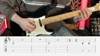 Guitar Lesson: Band4Band by Central Cee, notes and tabs by Andy Schiller of @BeyondGuitar