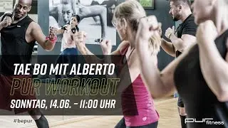 purKURSE - 60 Min. Tae Bo mit Alberto