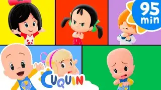 La canción de las emociones 😁😡😭 y más canciones infantiles para bebés con Cleo y Cuquín