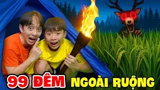 2 CÁ THỬ THÁCH SINH TỒN 99 ĐÊM Ở NGOÀI RUỘNG