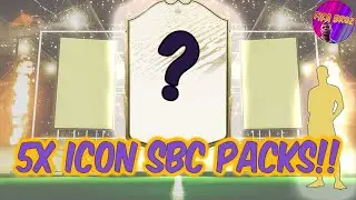 FIFA 21 5x PRIME ICON SBC UPGRADE PACKS!!!