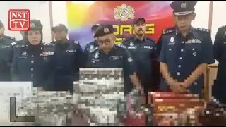 Pahang Customs seize smuggled cigarettes from an unoccupied house