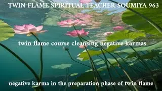 TWIN FLAME SPIRITUAL TEACHER SOUMIYA 963 | negative karma in the preparation phase of twin flame 