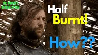 The Evil Tale Of The Hound's Burnt Face || Game Of Thrones Scene || #shorts