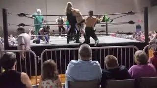12 Man Battle Royal, Winner Takes On Champion Alex Zayne.