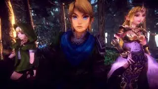 [Unity]Follow The Leader by Zelda Link Linkle[MMD]