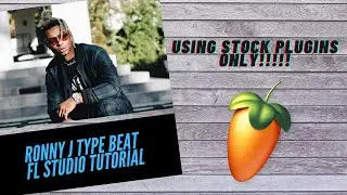 HARD 808's Ronny J Type Beat FL Studio Tutorial | *STOCK PLUGINS ONLY* From Start to Finish!