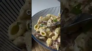 Delicious Bacon Pasta Recipe  | Easy & Creamy Pasta Dish #pastarecipe #baconpasta #creamypasta