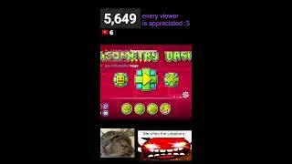 geometry dash playing viewer levels :3