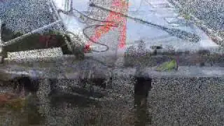 Test inflatable sailing catamaran Ducky-17