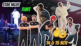 Star 💫 night 🫶🧿14&15 nov at RIMT #davy #gurnambhullar @ArshVlogzz 