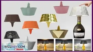 Modern Wireless Bottle Table Lamp Touch Control of 3 Colors and Stepless