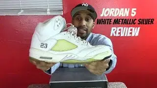 Air Jordan 5 Retro White Metallic Silver 2000