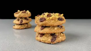 Cookies de Canela  con Nueces y Pasas /  Cinnamon Cookies with Raisins and Walnuts.