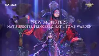 Summoners War New Monsters: Nat 5 [Specter Princess] and Nat 4 [Tomb Warden]