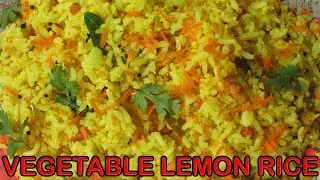 Vegetable Lemon Rice|Lunch Box Recipe|South Indian Special|How to Make Lemon Rice|BHF|Thibiyamoorthy