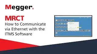 Megger MRCT: Как взаимодействовать через Ethernet с программным обеспечением ITMS