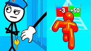 Thief Puzzle vs Tall Man Run ⭐️🤔😱⭐️ Hard Levels Challenge Walkthrough Gameplay Ep1002