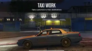 Som taxikár v GTA 5 .