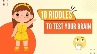 10 Riddles For Kids To Boost Their Brain #kidsriddles #youtubevideo #brainteasers #brainriddle